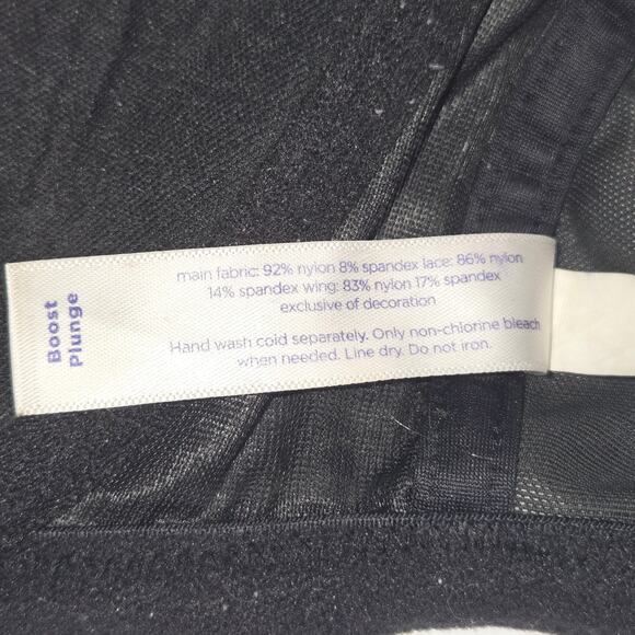 Cacique 40DD Floral Boost Plunge Bra Padded Underwire Racerback Front Closure - Picture 8 of 8